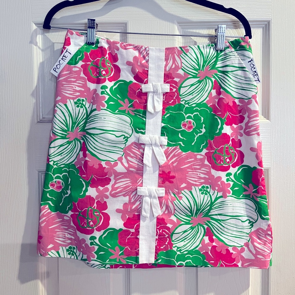 Lilly Pulitzer Bow  Mini Skirt